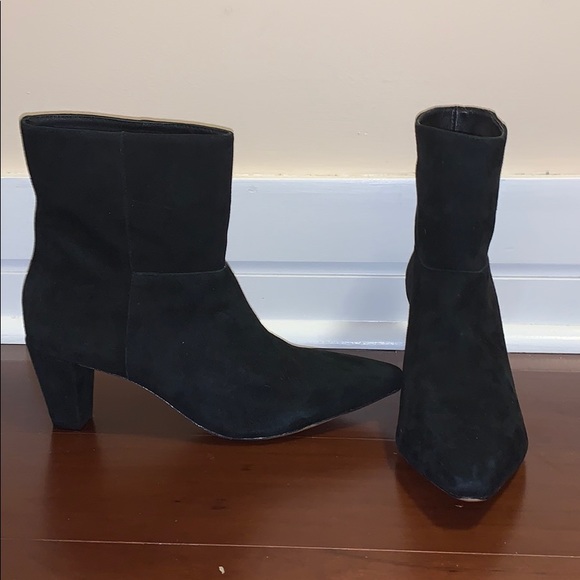 [NWOT] Rachel Zoe Black Suede Ginz Ankle Boot - Picture 7 of 7